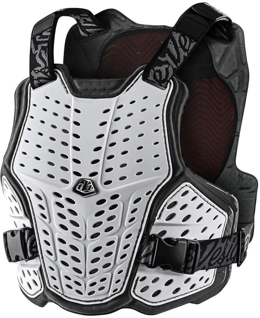 Troy Lee Designs RockFight Flex Vestă de protecție alb/negru XL/XXL Figura 1