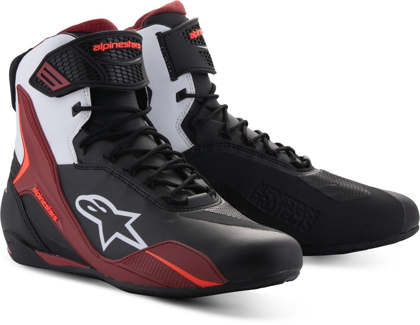 Alpinestars Faster-4 Moto boty černá/červená/bílá 7,5 Obrázek 1