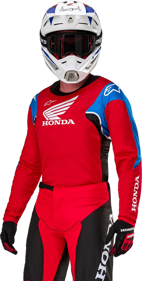 Alpinestars Honda Racer Iconic Motokrosový dres červená/bílá/černá M Obrázek 4