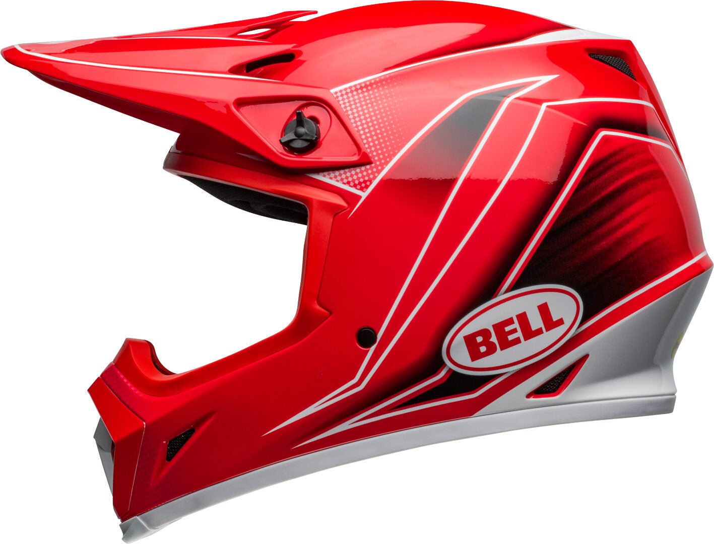 Bell MX-9 Mips Zone Casco Motocross rosso/nero/bianco XL (61/62) Figura 4