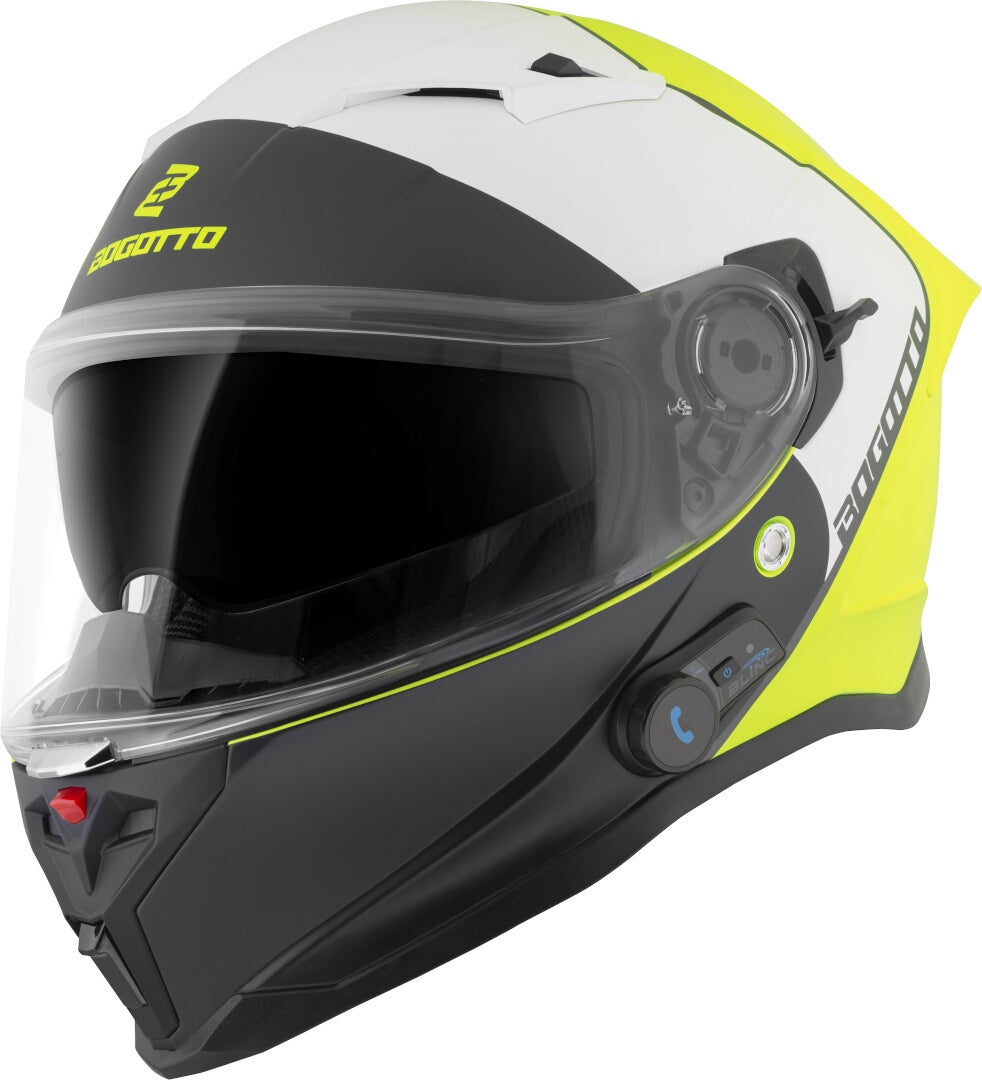 Side view of Bogotto H153 BT SPN Bluetooth Helmet