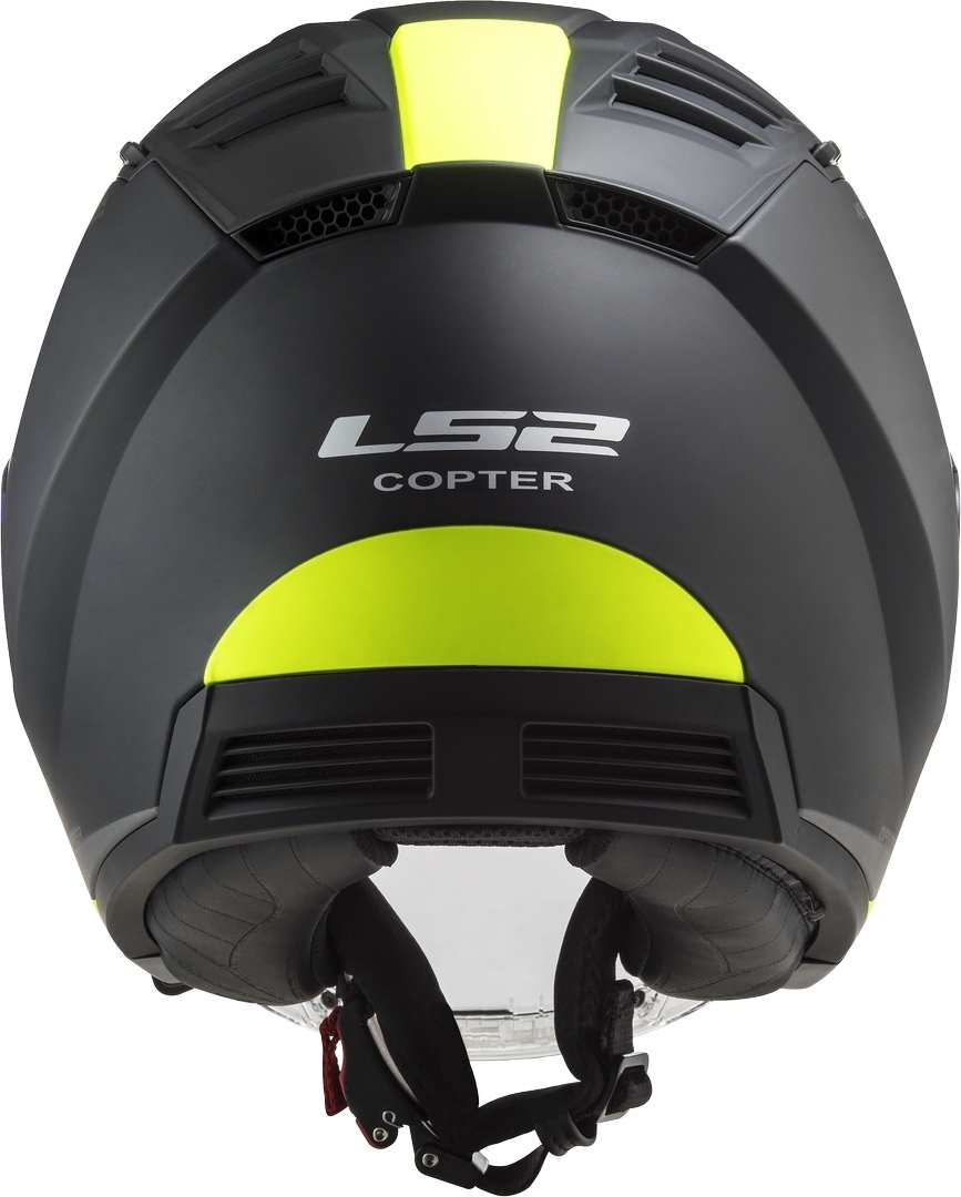 LS2 OF600 Copter II Urbane Cască cu reacție negru/galben-neon XS (53/54) Figura 4