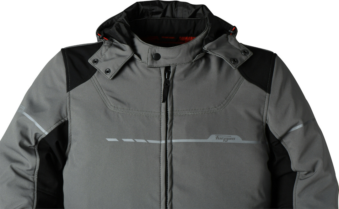 Furygan Sektor Evo Motorcycle Textile Jacket black/grey M Figure 8