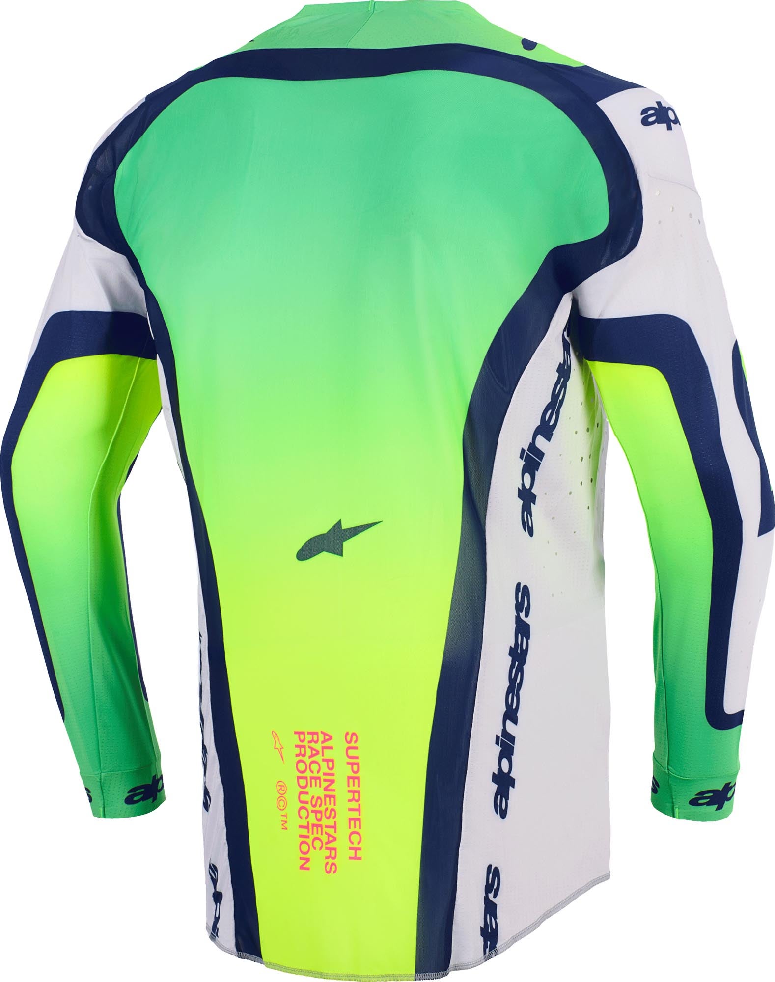Alpinestars Supertech Vista Motocross Jersey grey/blue M Figure 2