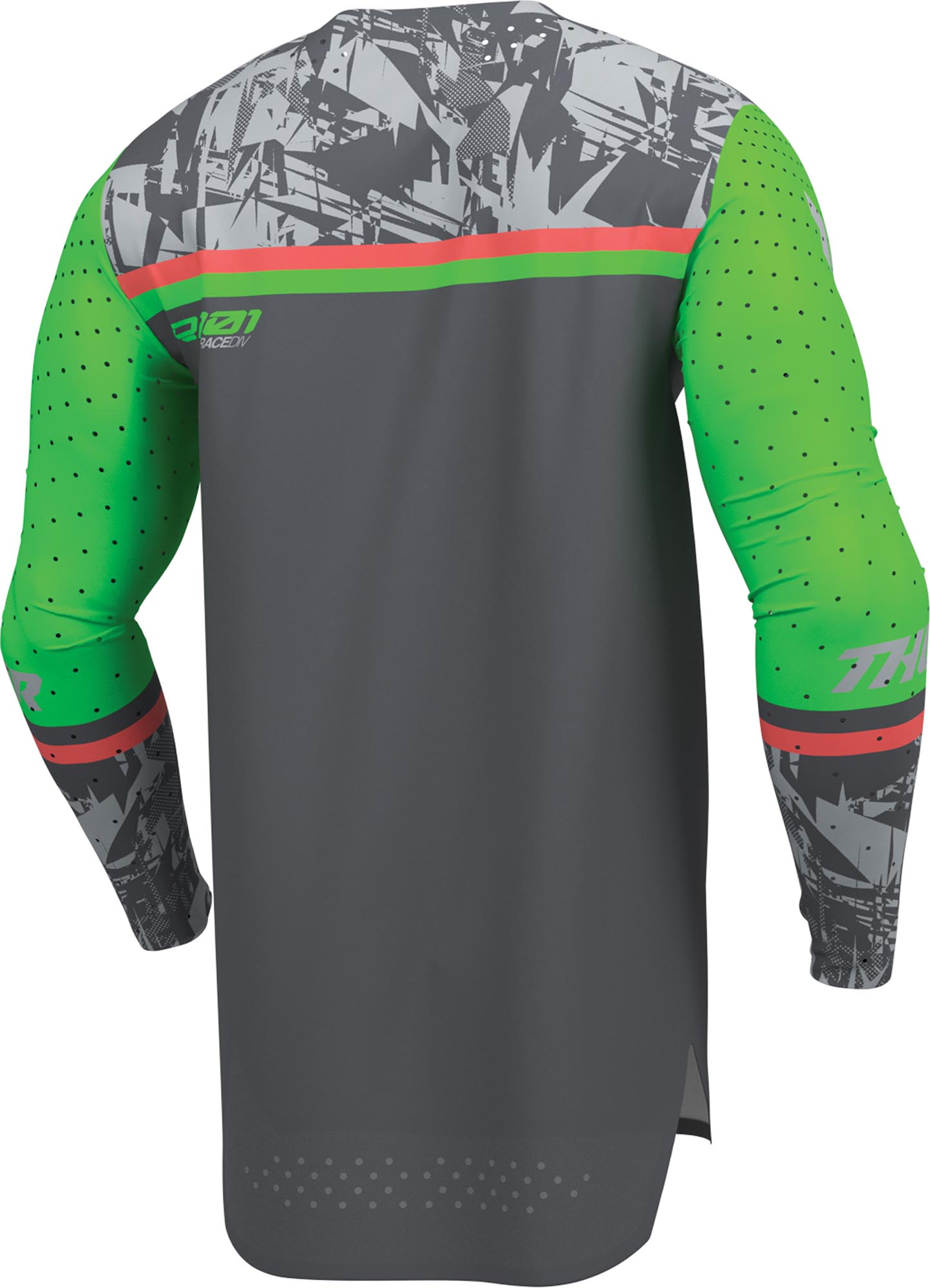 Thor Sportmode Punkd Motocross-trui grijs/groen S Figuur 3