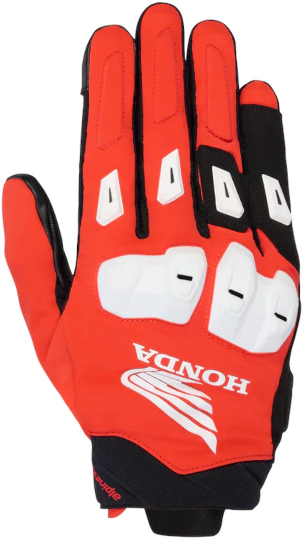 Alpinestars Men's Black/White/Red Honda Sp X 3 Motorcycle Gloves