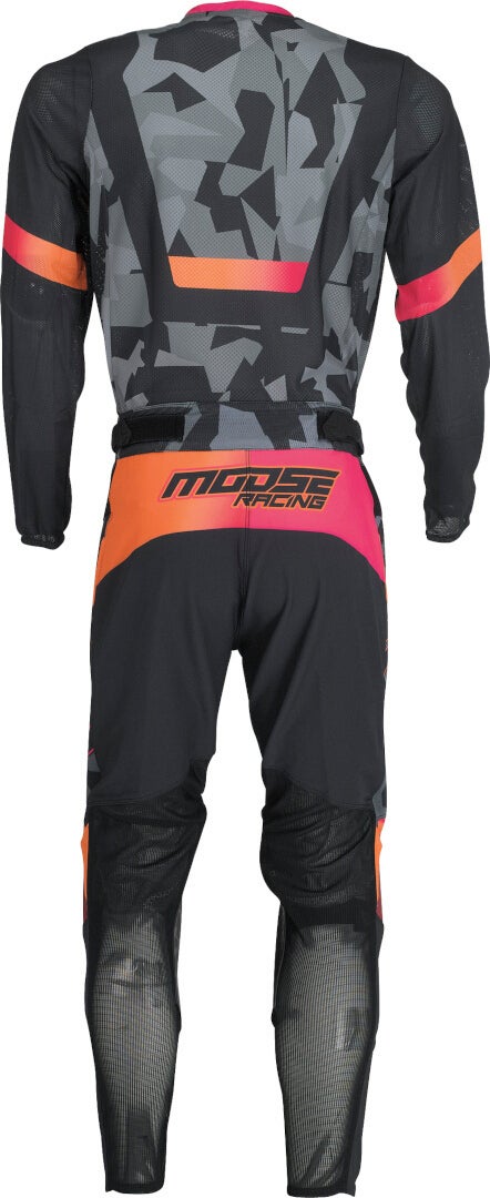 Moose Racing Sahara 2022 Motocross bukser grå/sort 38 Figur 3