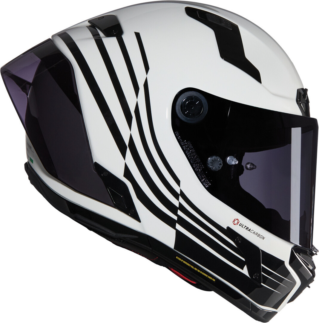 Nolan X-804 RS Ultra Carbon Ala Cască Alb/Negru XXS (54) Figura 3