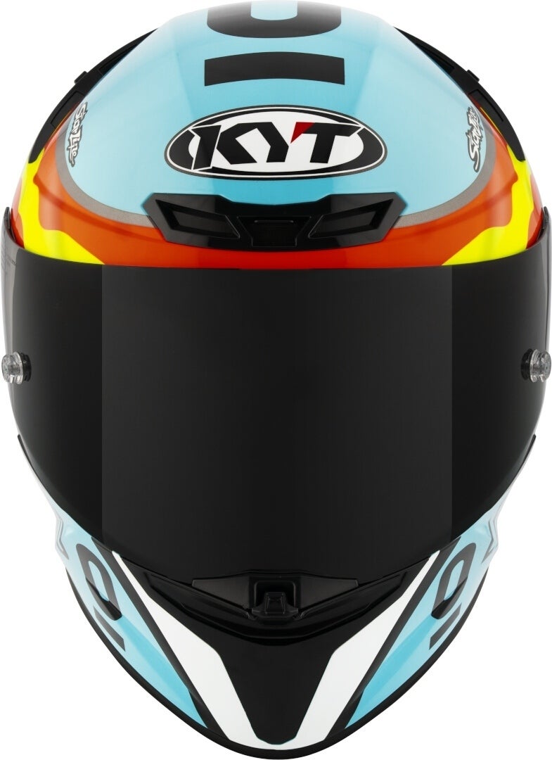 KYT TT-Revo Leopard Replica Helm rot/gelb S (55/56) Abbildung 8