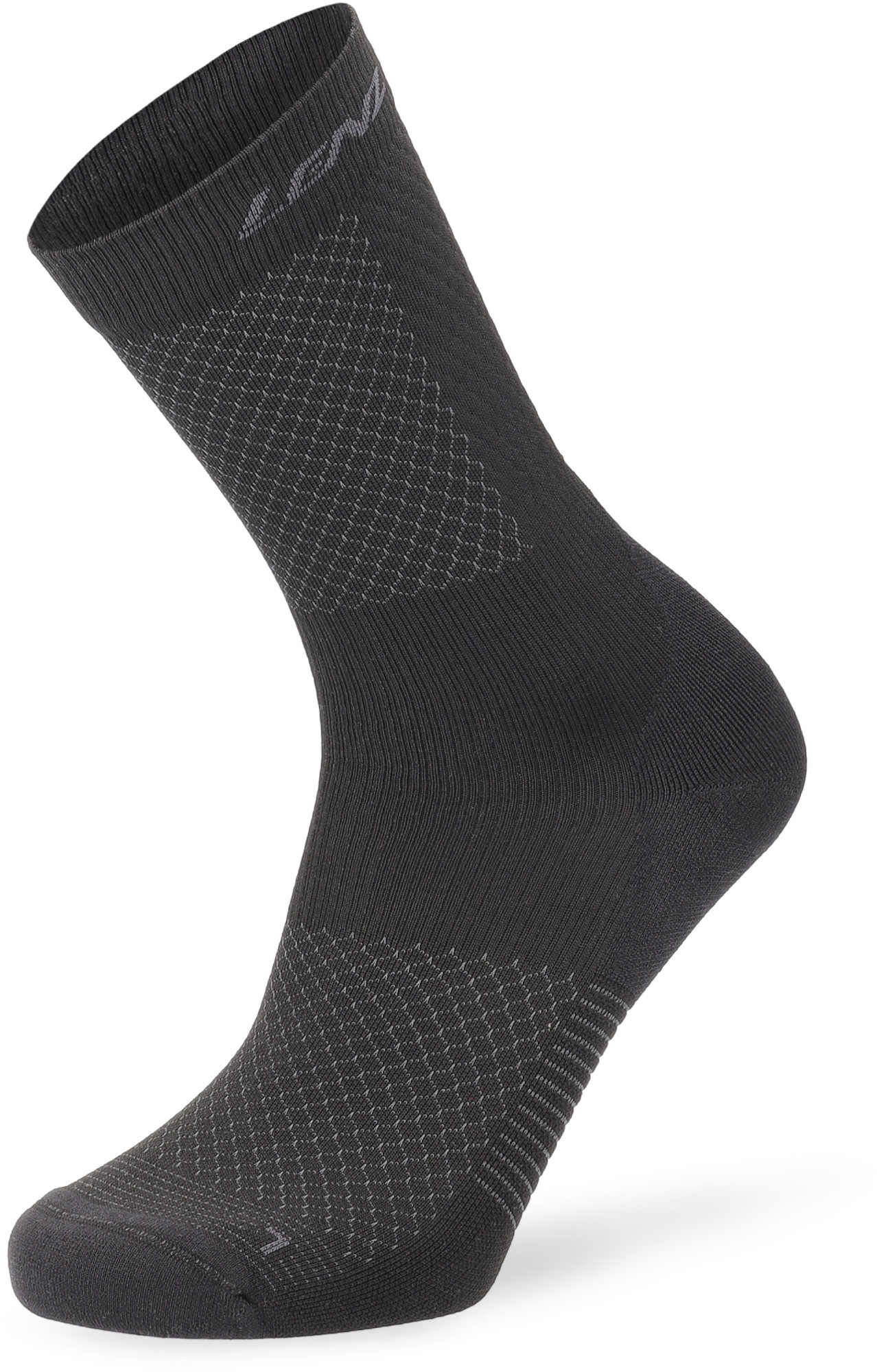 Lenz Think About Cool Active 1 Mid Șosete negru 45-47 Figura 1