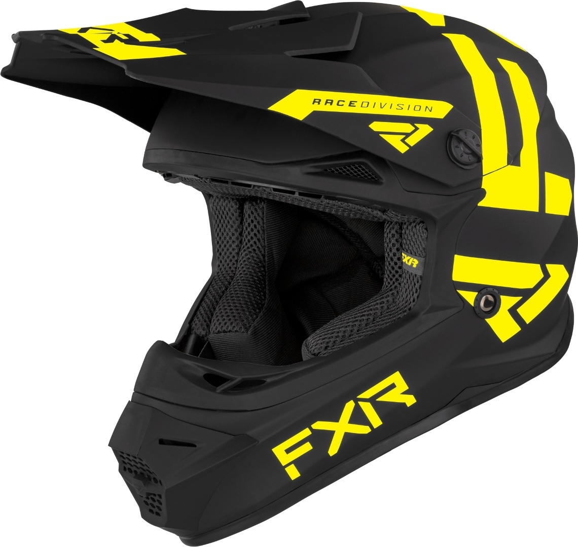 FXR Legion MX Gear Cască de motocross pentru tineret Negru/Portocaliu/Alb Y/L (52/53) Figura 2