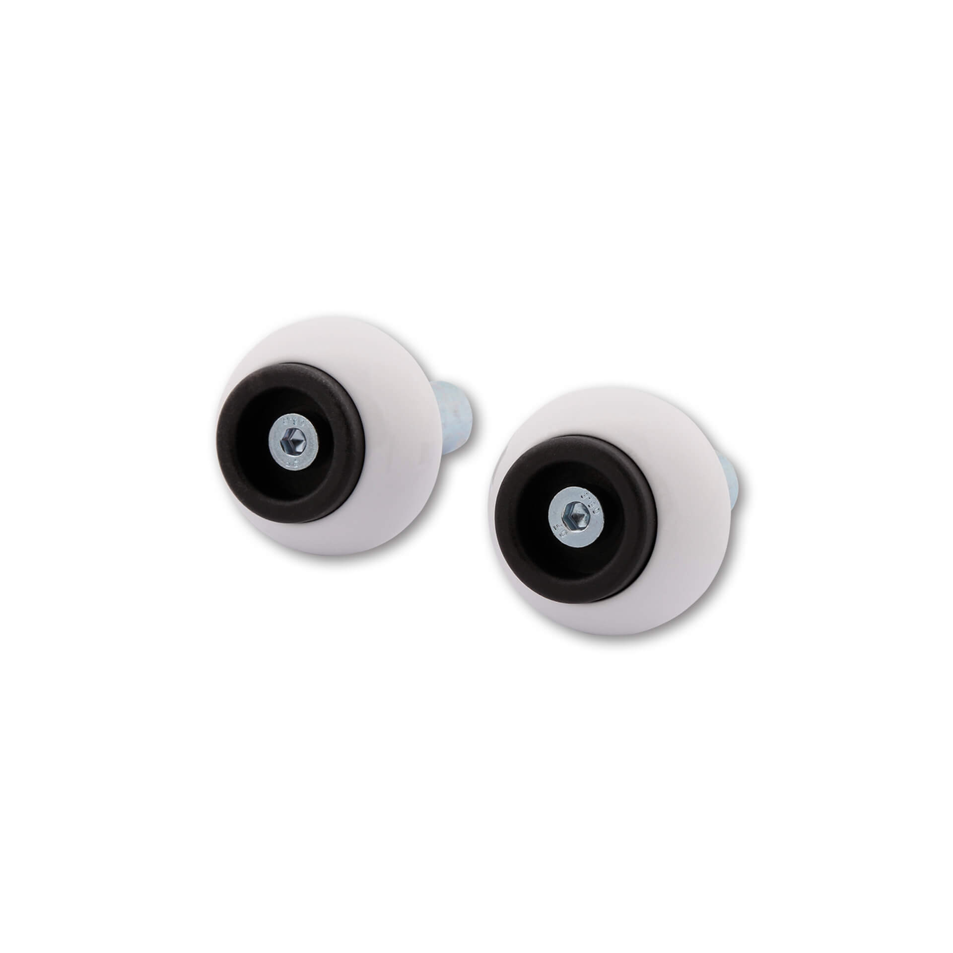 LSL Lenkergewichte CRASH BALLS Classic, Ø 14 mm, Alu alb Figura 2