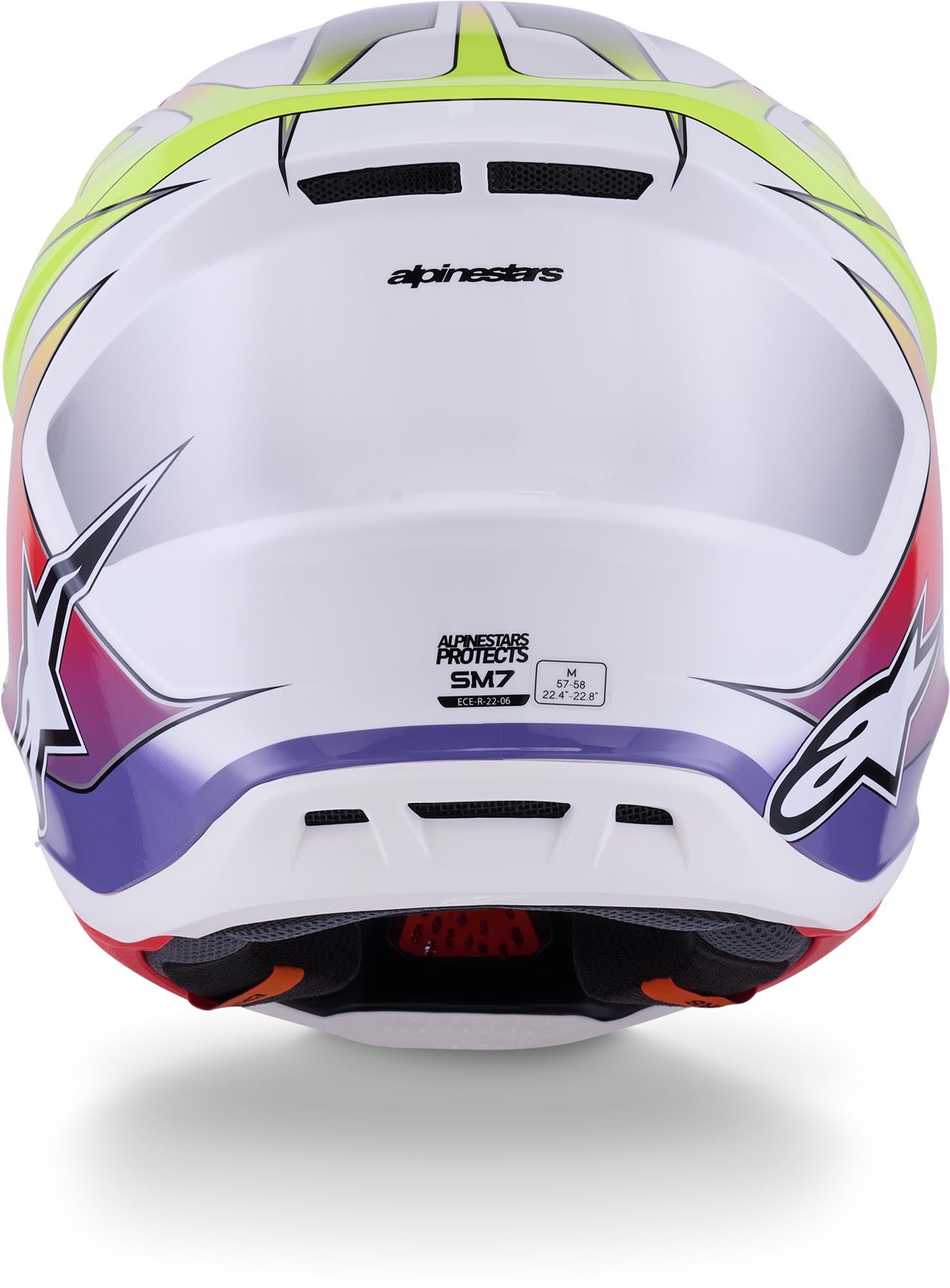 Side view of Alpinestars S-M7 Fuse Motocross Helmet