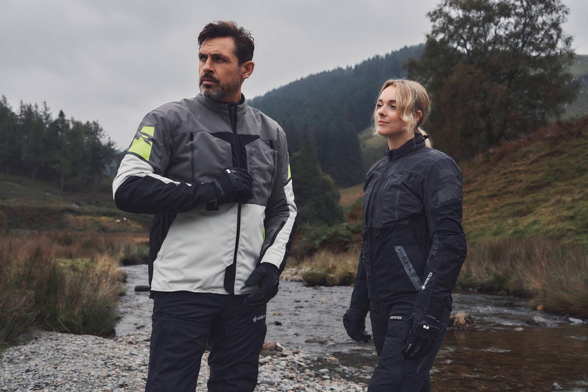 Richa Orion GTX αδιάβροχο υφασμάτινο μπουφάν μοτοσικλέτας γκρι/κίτρινο M Γράφημα 10