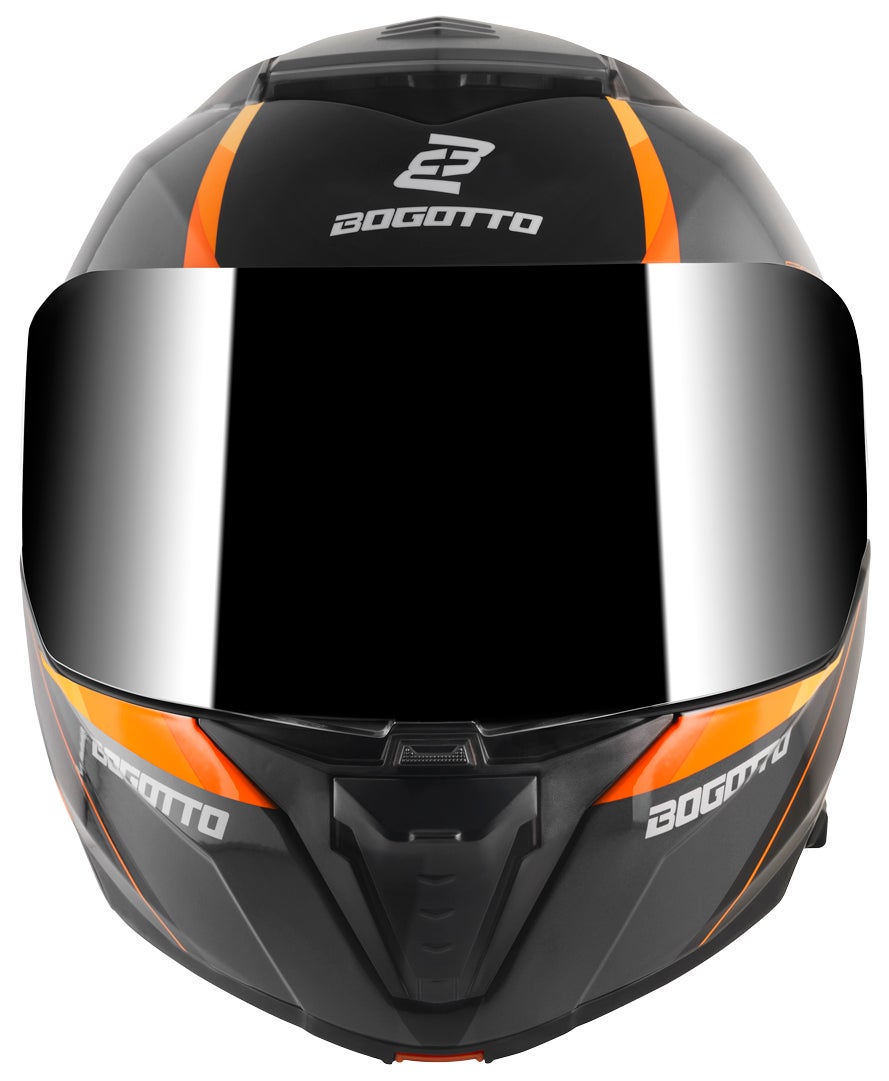 Bogotto FF404 Ezion Casque modulable noir mat/orange S Figure 5