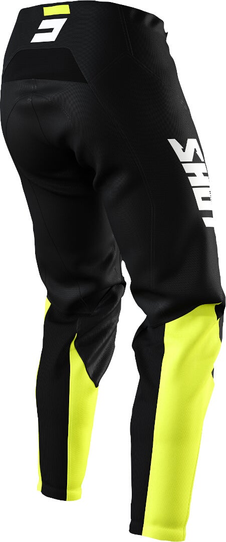 Shot Draw Burst Motocross bukser sort/gul 36 Figur 3