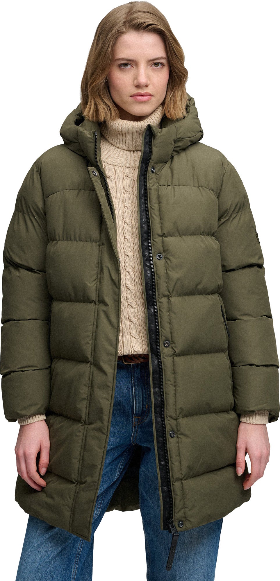Superdry & Co Sportliche Damen Steppjacke grün/khaki XL Abbildung 9