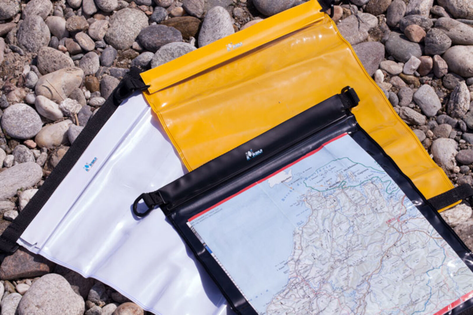 Amphibious DryMap II Saco de mapa impermeável amarelo Figura 2