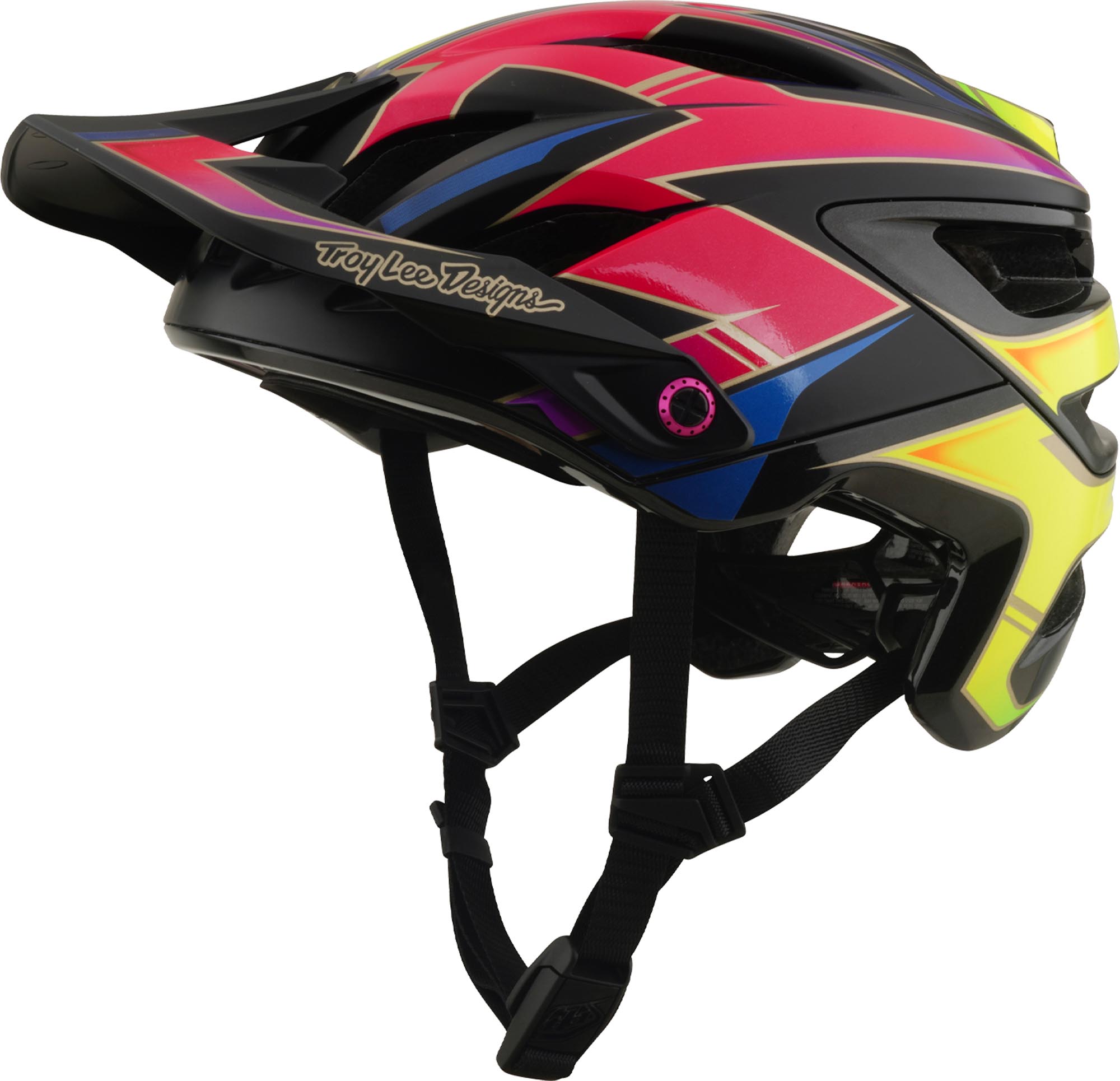 Troy Lee Designs A3 MIPS Electra Casque de vélo noir/jaune/rouge M-L (57/59) Figure 1