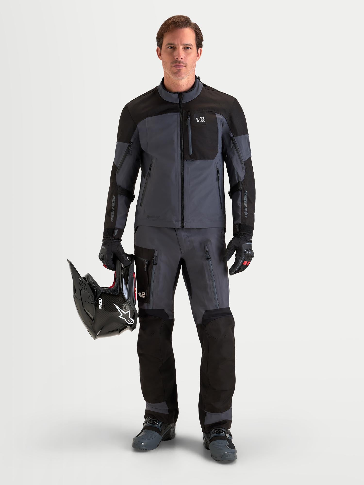 Alpinestars Arenis Gore-Tex waterproof Motorcycle Textile Pants black/dark grey S Figure 3