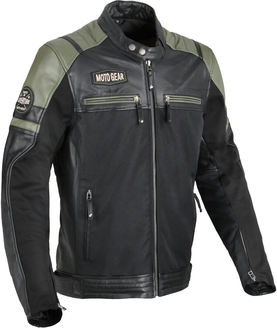 DIFI Memphis Motorcycle Leather / Textile Jacket black/green 60 Figure 1