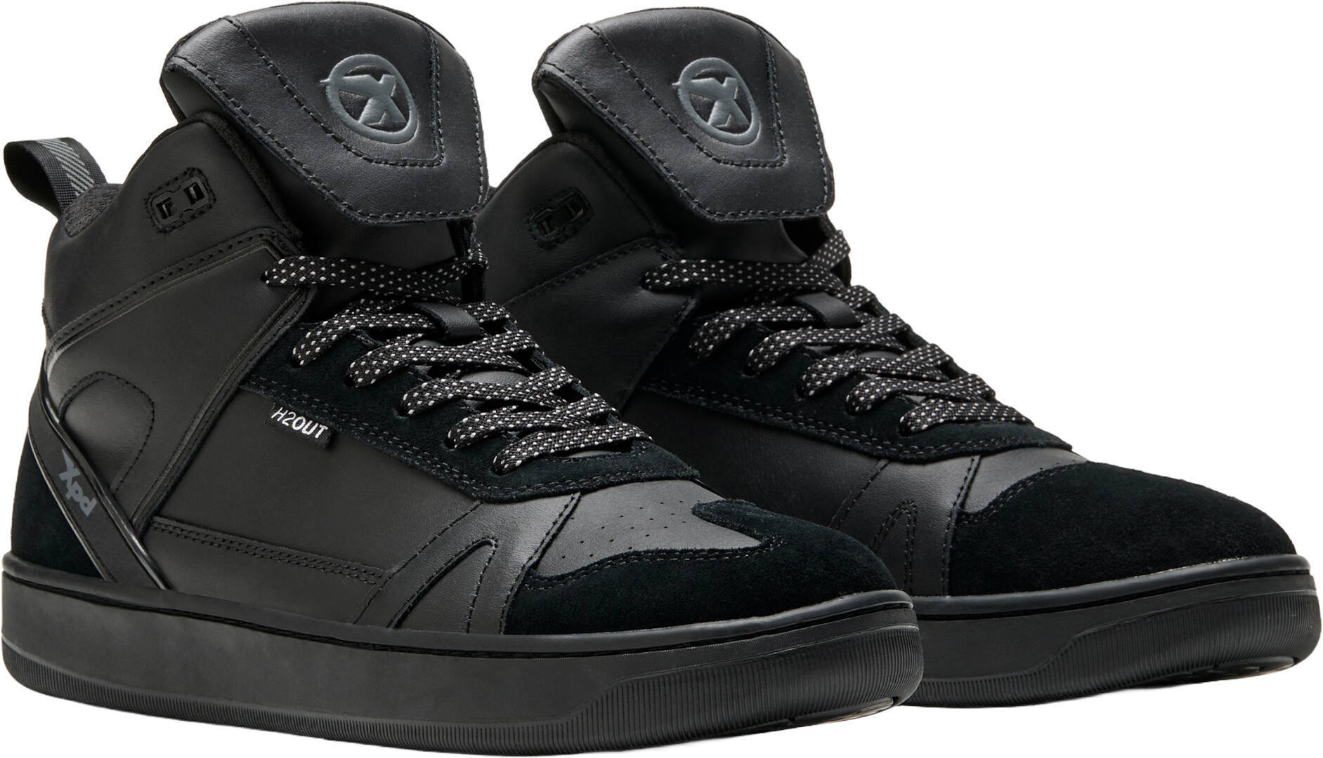 Side view of XPD Moto-1 H2Out waterproof Motorcycle Shoes
