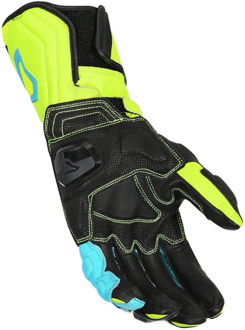 Macna Powertrack Motorcykel handsker gul/sort M Figur 2