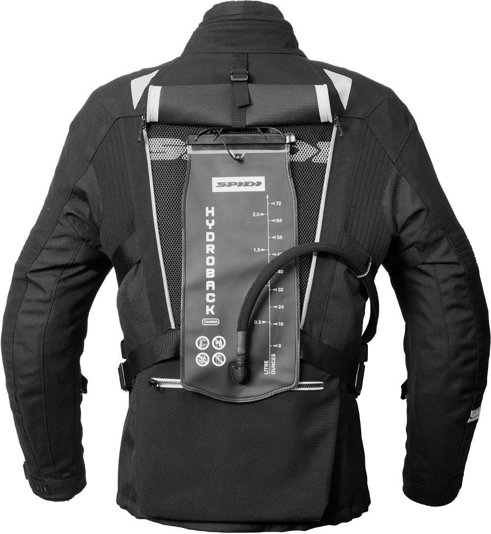 Spidi H2Out Allroad 오토바이 섬유 재킷 검정/회색 XL 그림 9