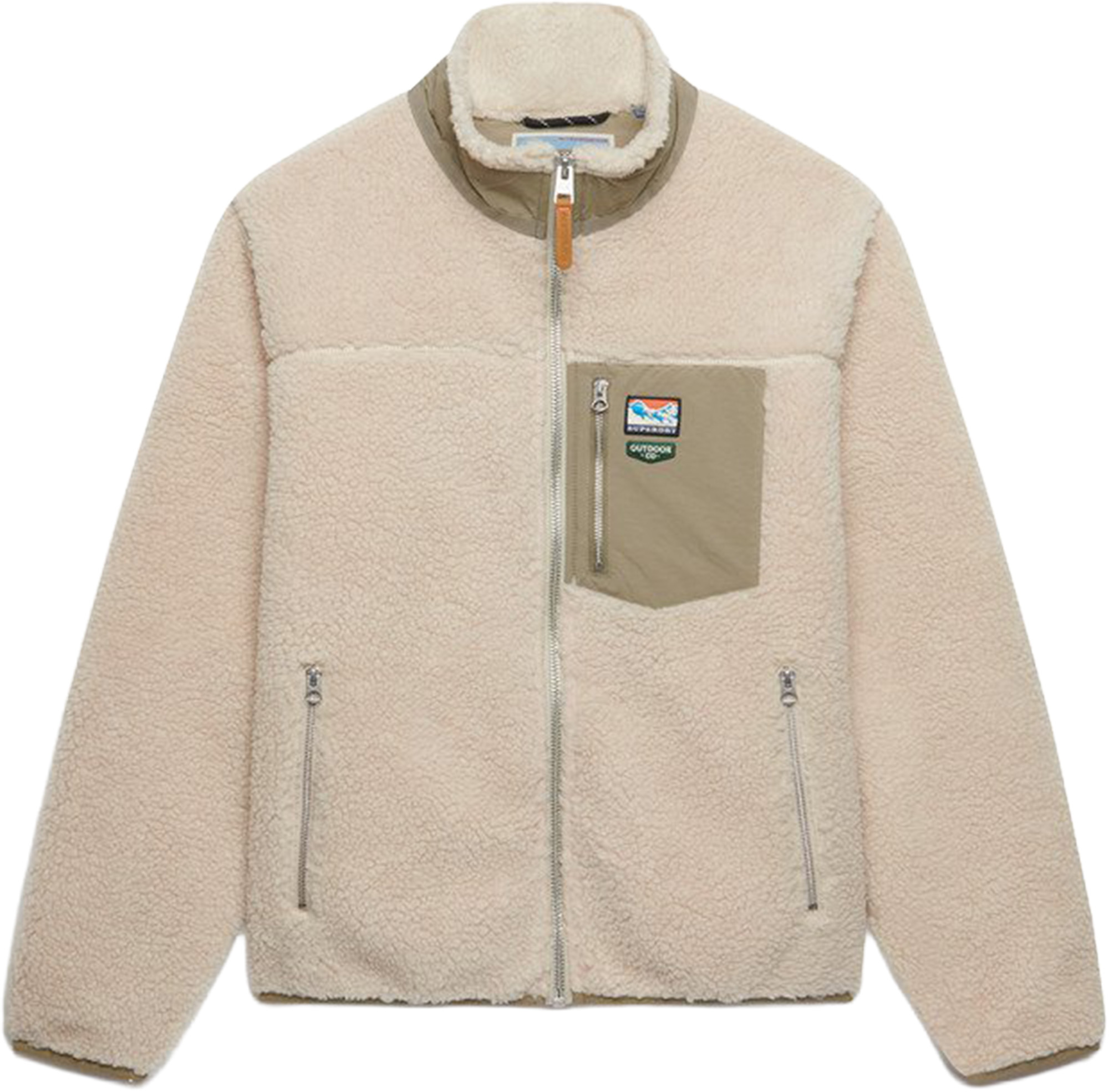 Superdry & Co Mountain Fleecestakki Beige M Kuva 1