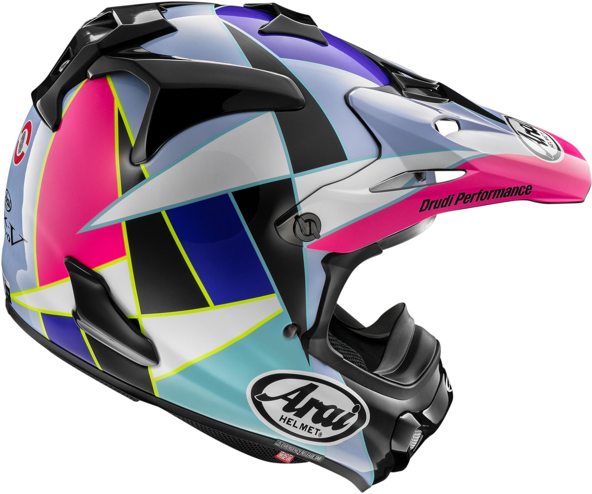 Arai MX-V Evo Peak Casco da motocross Multicolore L (59/60) Figura 2