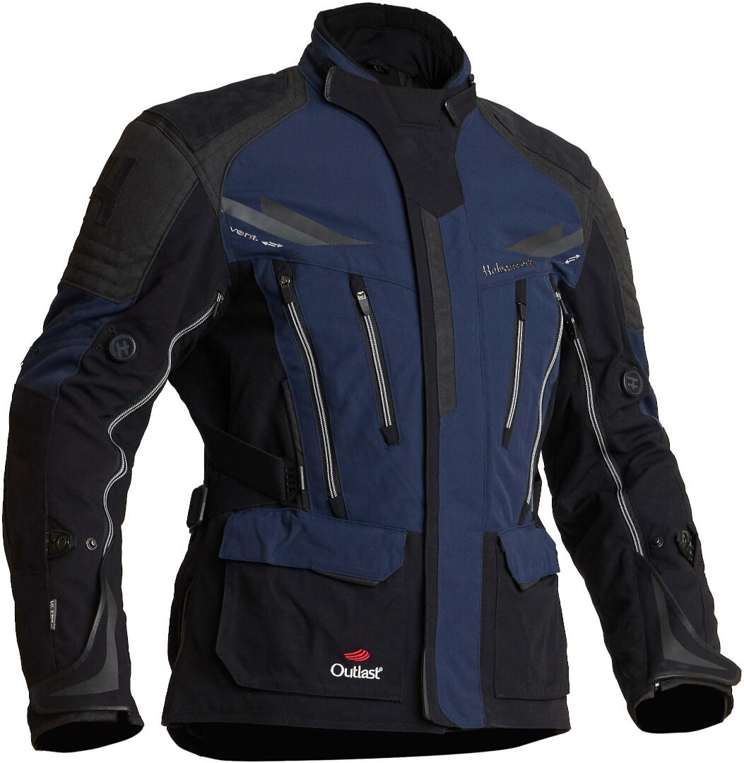 Halvarssons Mora waterproof Motorcycle Textile Jacket black/blue 56 Figure 1