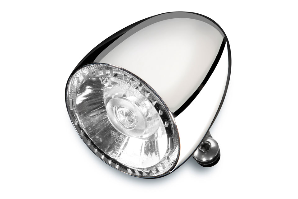 Unitate de lumină de frână Kellermann Bullet 1000 RB, crom, sticlă transparentă Chrome Figura 2