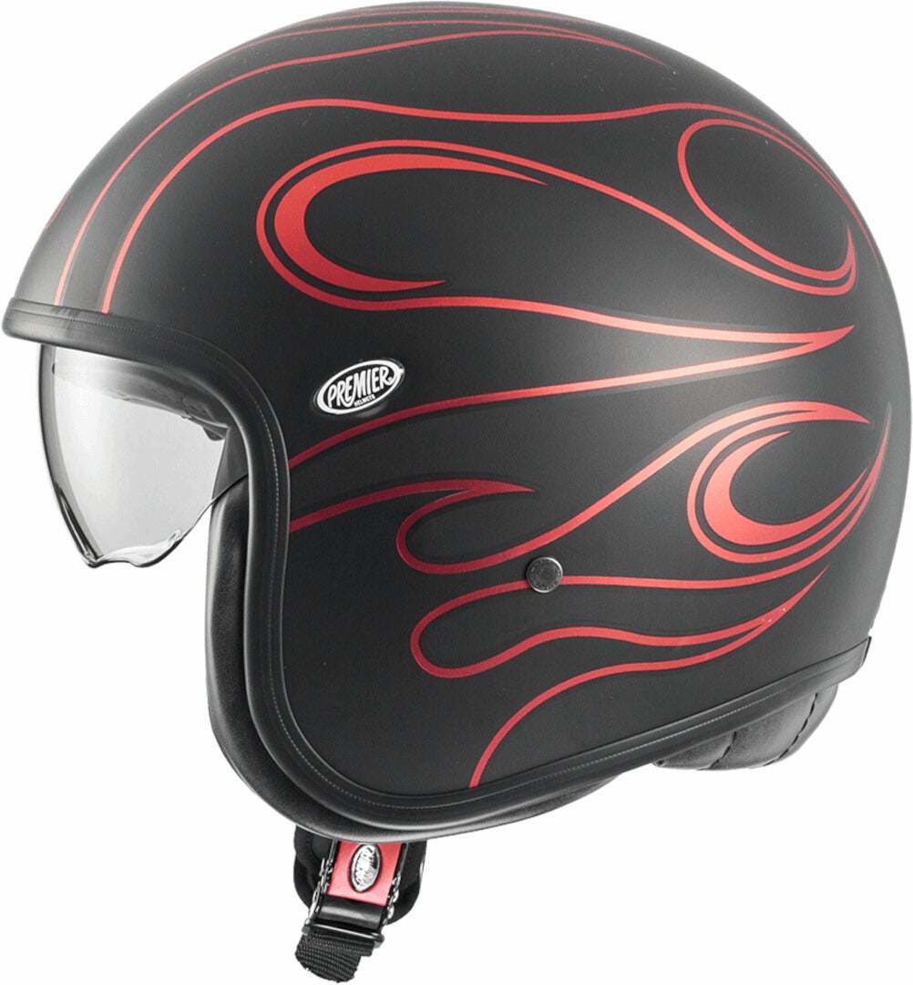 Premier Vintage FR Chromed BM Capacete a jato preto/vermelho XL (61) Figura 3
