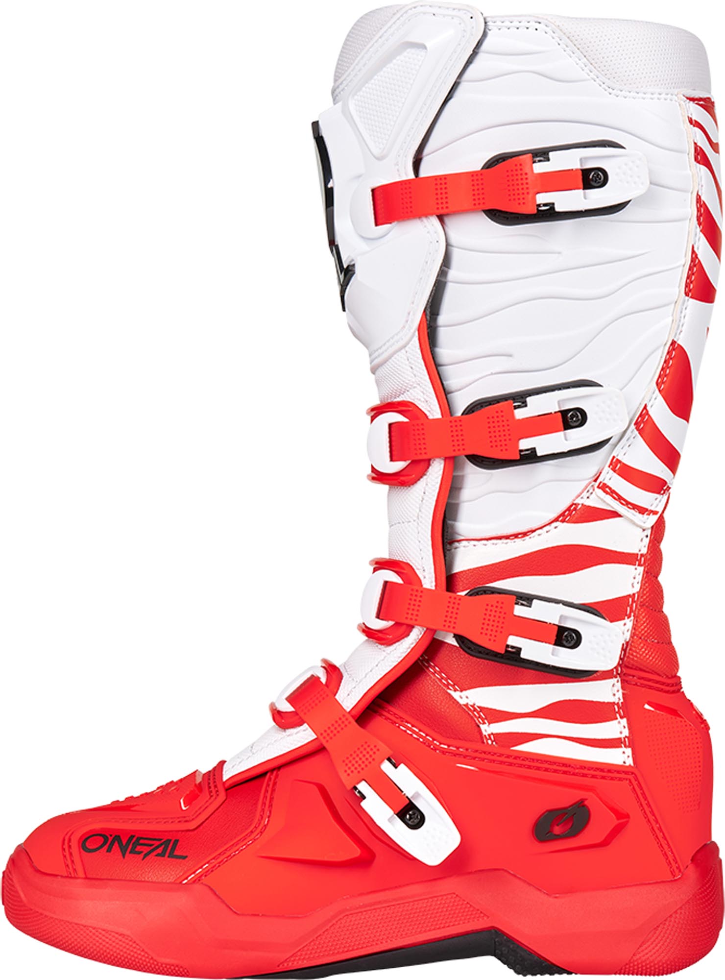 Oneal 3SRS Zebra Motocrosslaarzen rood/wit 40 Figuur 1