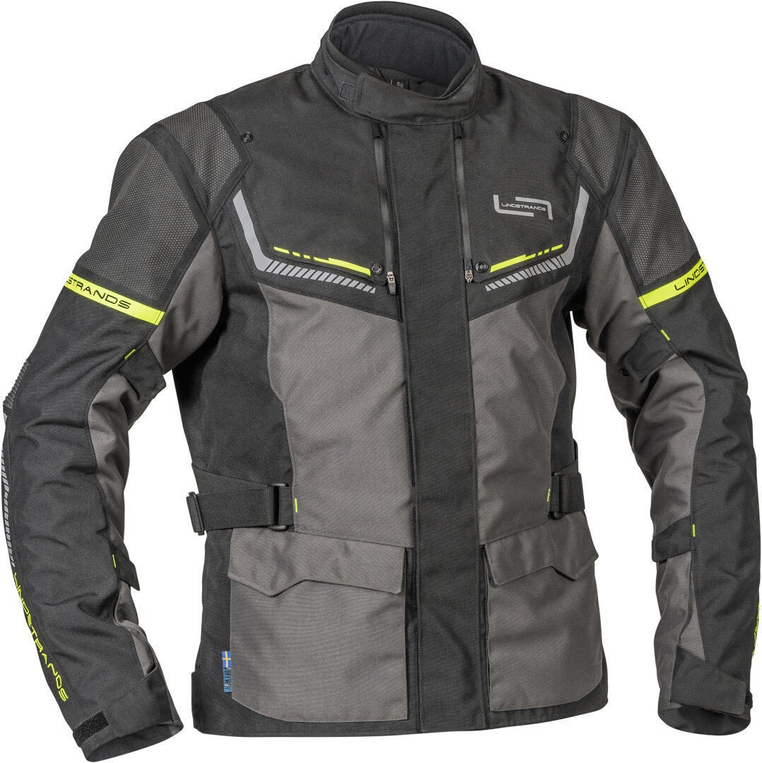 Lindstrands Sylarna waterproof Motorcycle Textile Jacket grey/black 62 Figure 1