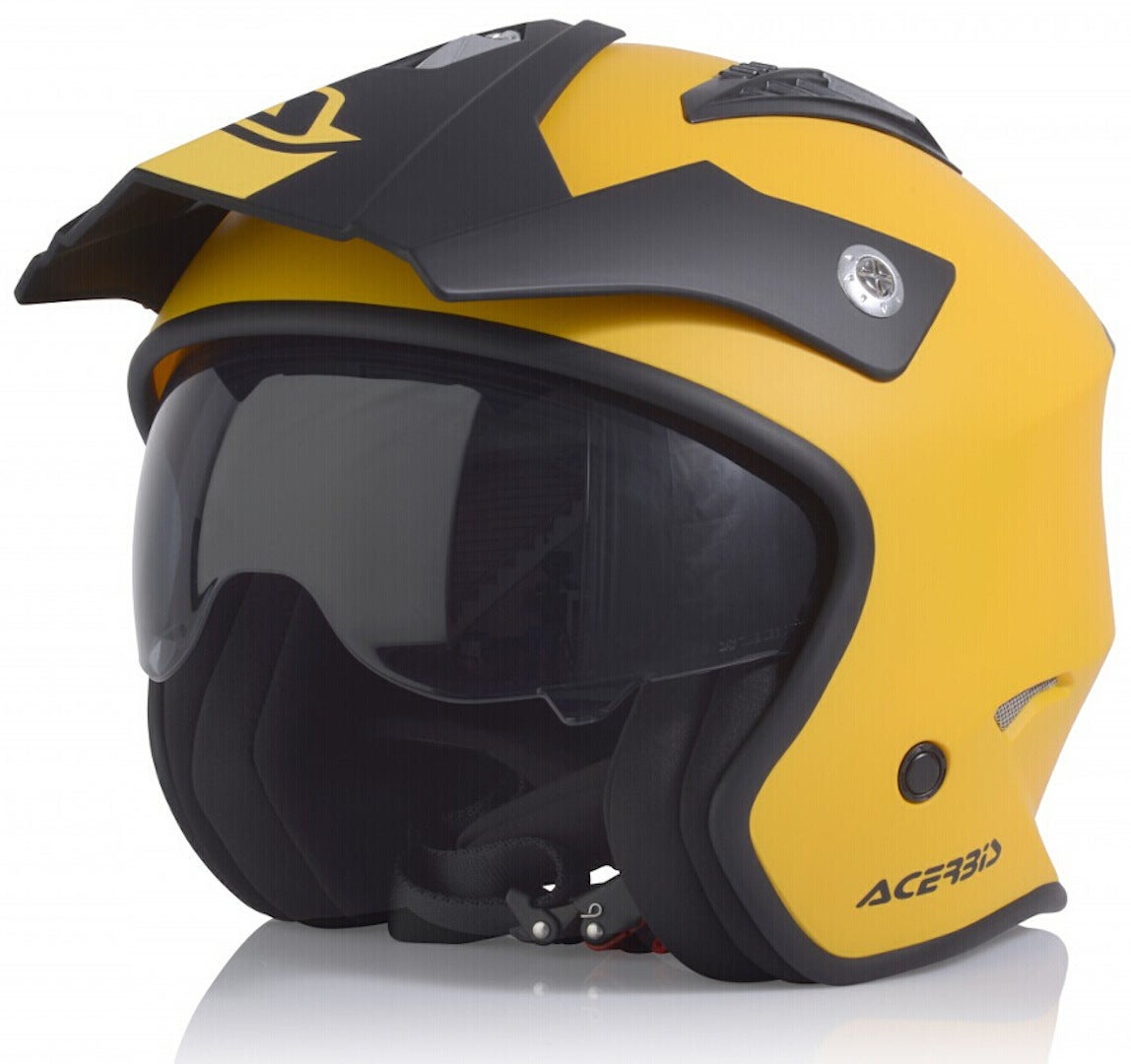 Acerbis Aria Casco Jet giallo/nero S (55/56) Figura 1