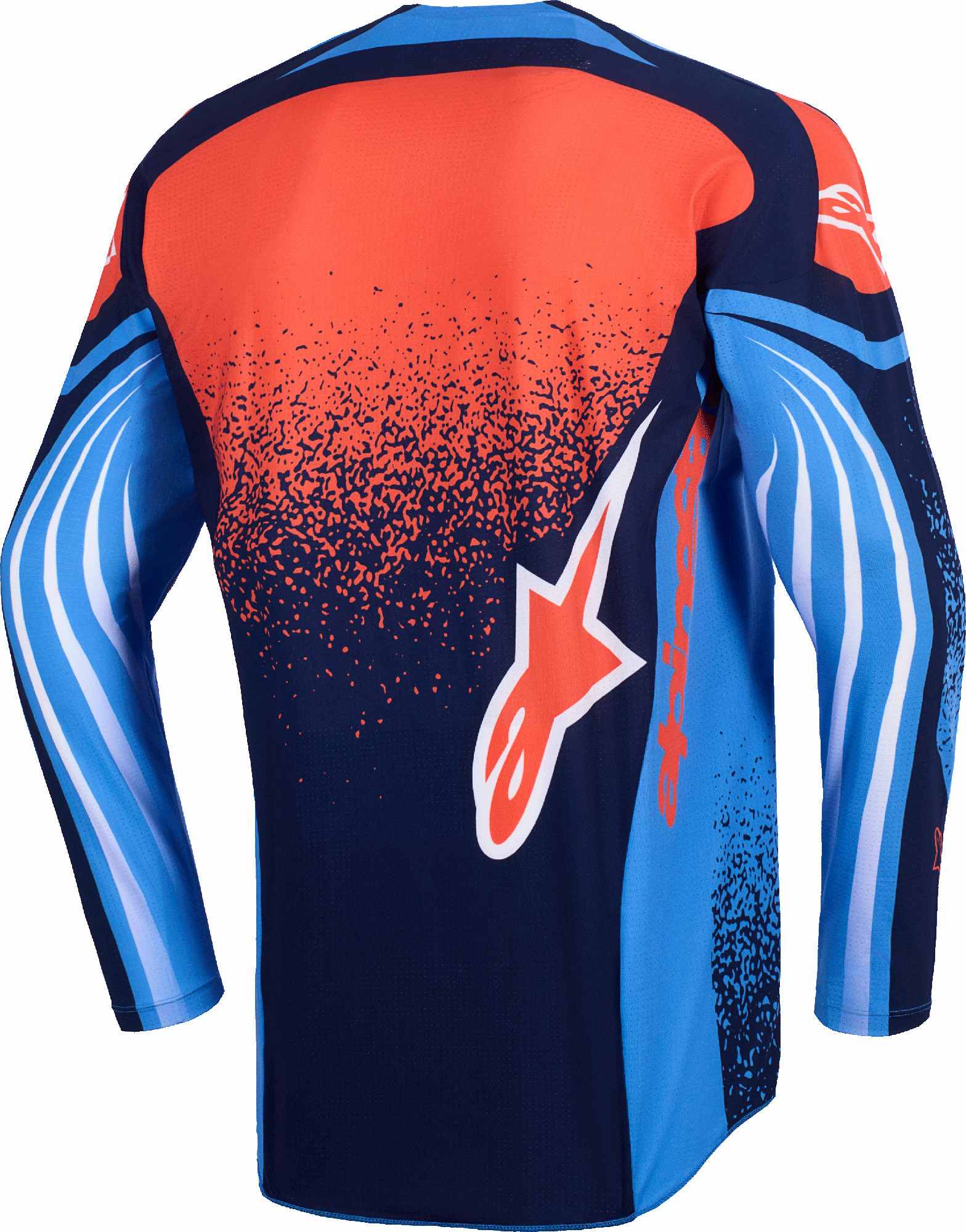 Alpinestars Techstar Nomur Motocross trøje blå/orange L Figur 2