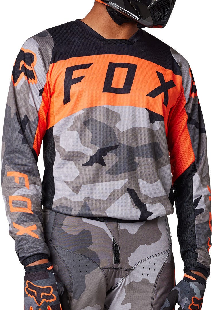 FOX 180 BNKR Motocross Jersey dunkles camouflage M Abbildung 6