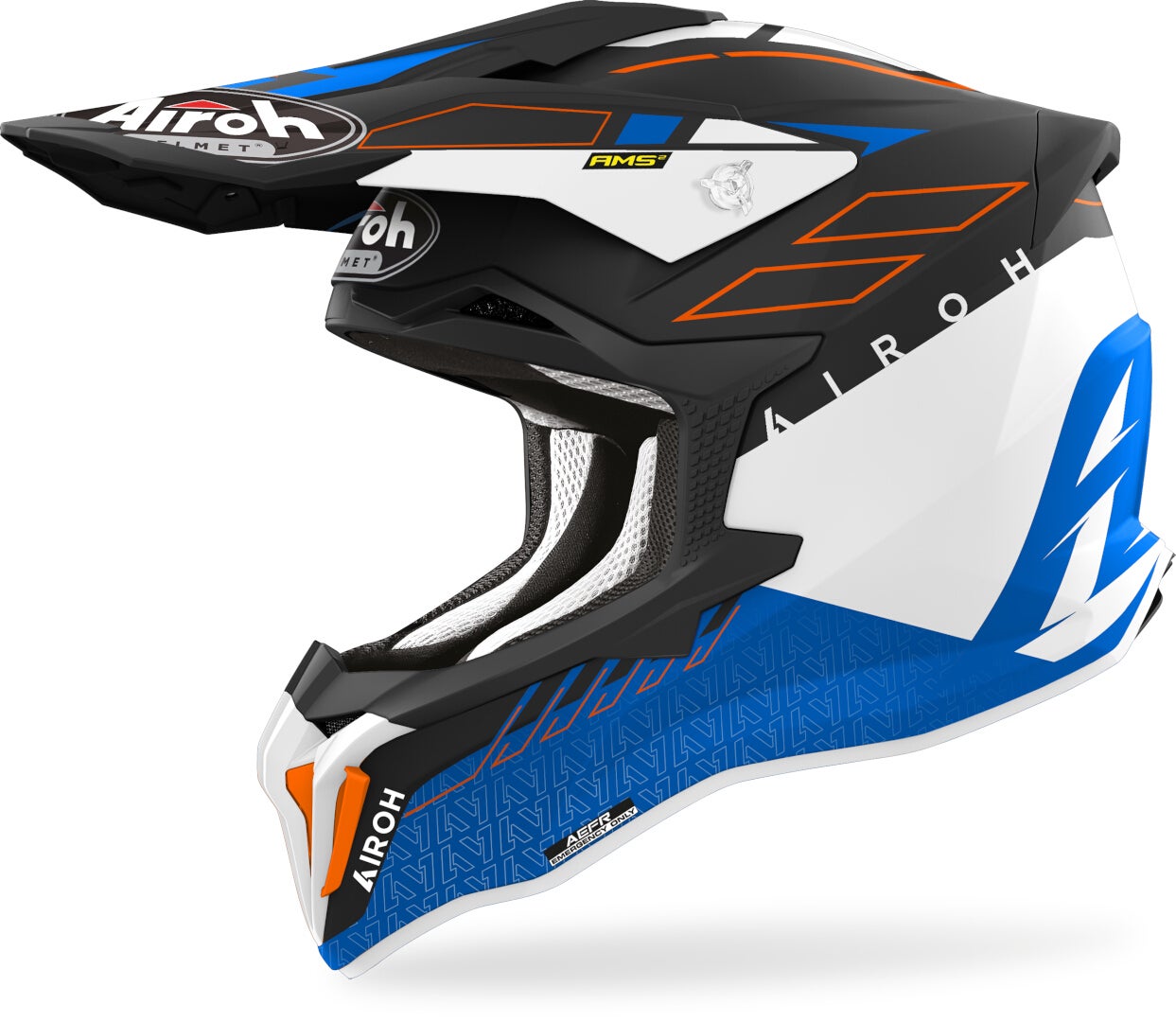 Airoh Strycker Skin Casco Motocross Blu opaco L (59/60) Figura 1
