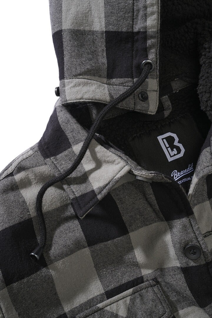 Brandit Lumber 襖 黑色/淺灰色 7XL 圖5