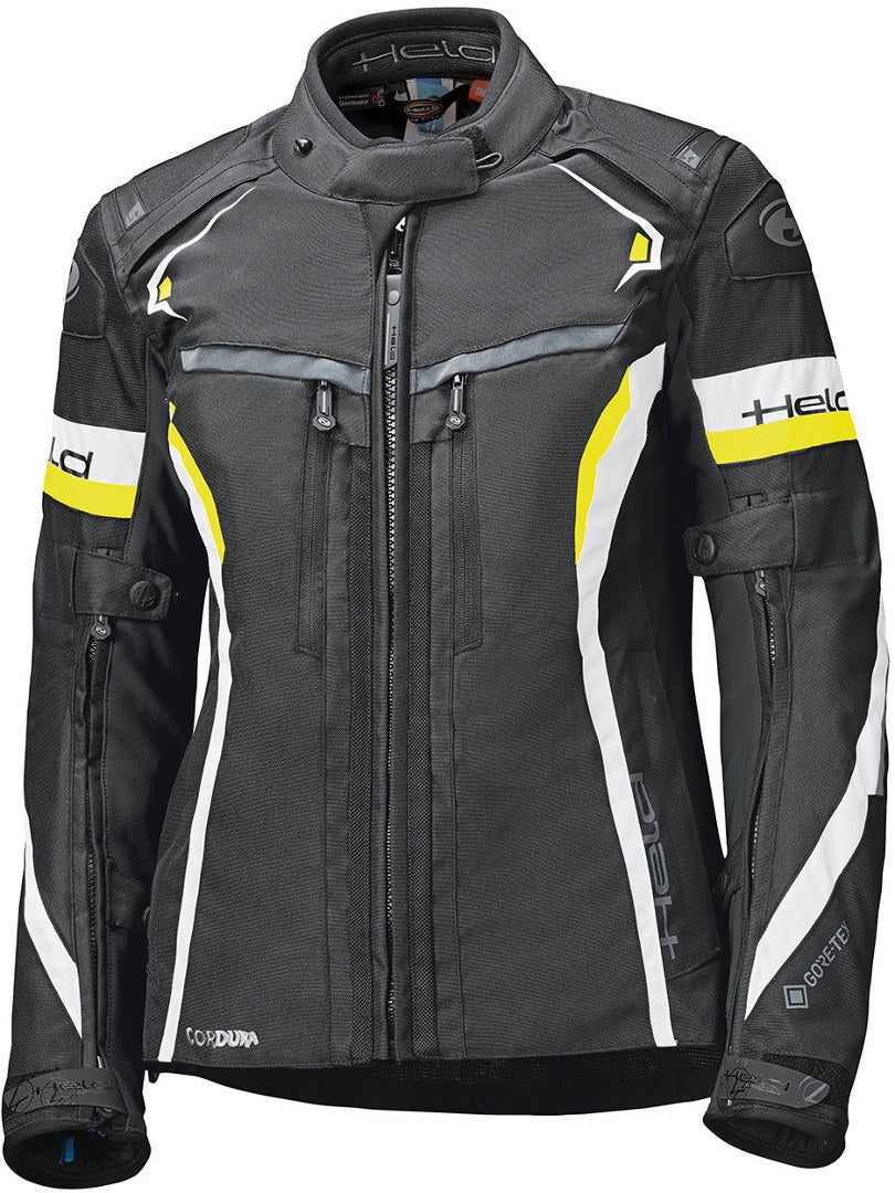 Held Imola ST Damer Gore-Tex Motorcykel tekstiljakke sort/neon L Figur 1