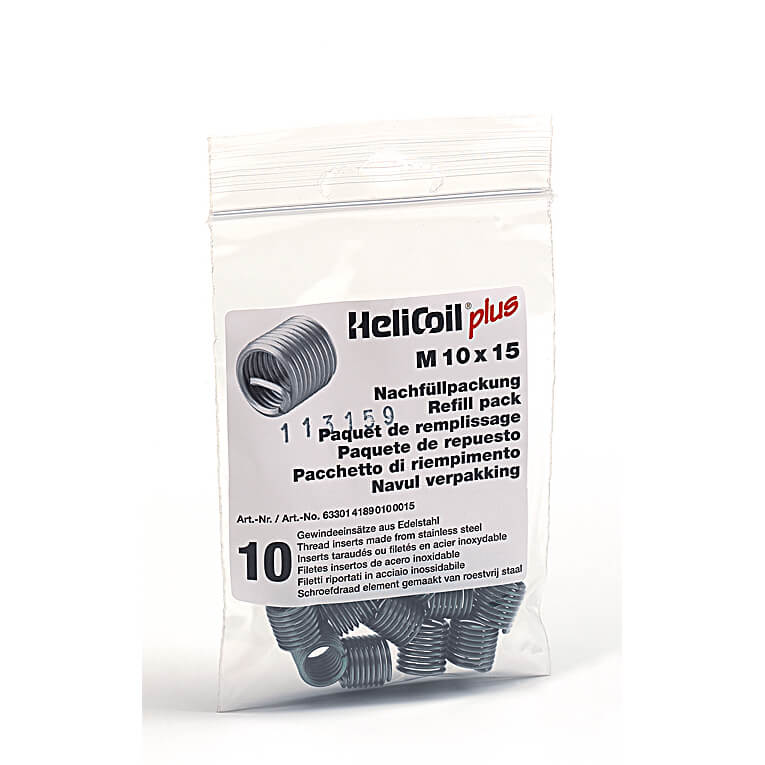 HELICOIL Nachfüllpackung Gewindeeinsätze M10 x 1.0 Figura 1 HELICOIL Nachfüllpackung Gewindeeinsätze M10 x 1.0 Figura 1