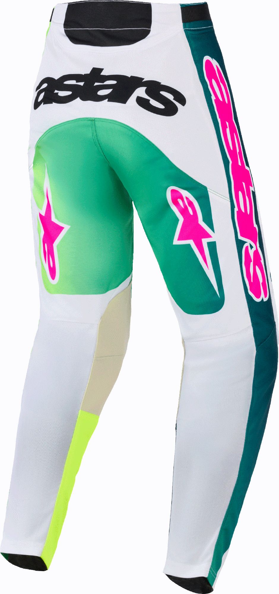 Alpinestars Racer Portl Pantaloni de motocross Verde/Alb/Negru 32 Figura 2