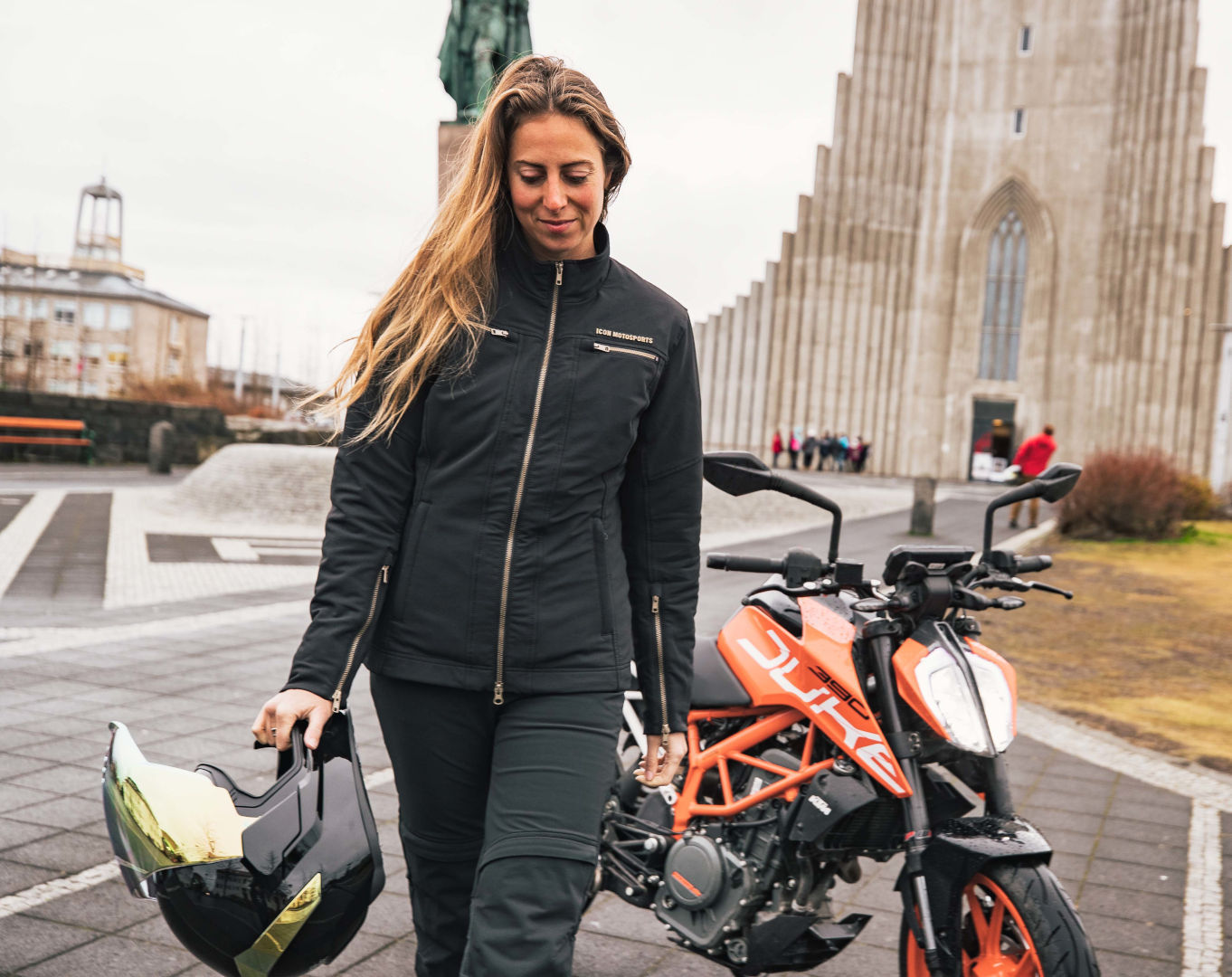 Icon Hella2 Damen Motorrad Textiljacke S Abbildung 3