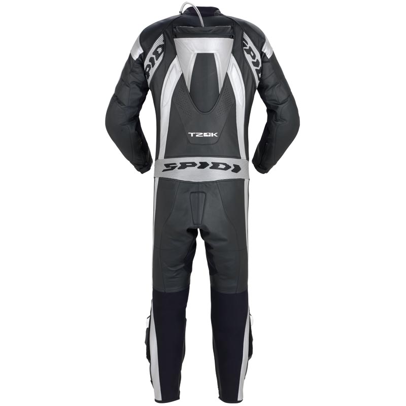 Spidi T-2 Kangaroo Wind Pro Ét stykke motorcykel læder dragt Sort/sølv 54 Figur 4