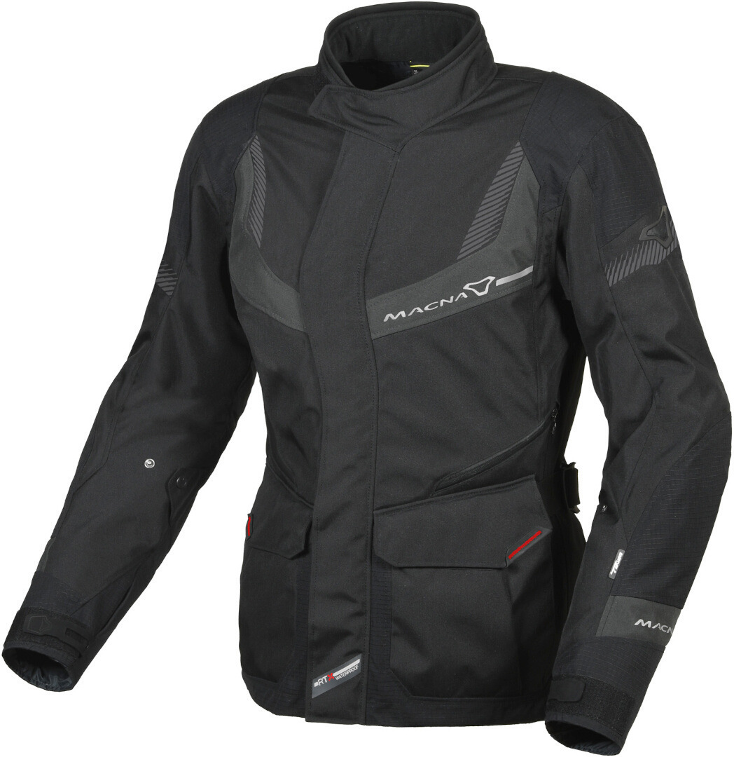 Macna Rancher waterproof Ladies Motorcycle Textile Jacket black/grey M Figure 1