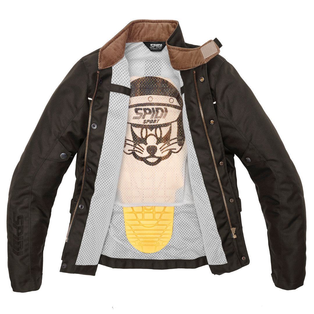 Spidi Originals Enduro Motorrad Textiljacke braun L Abbildung 3