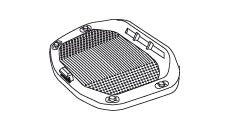 SHAD SH37 Placă de montare a carcasei superioare Figura 1