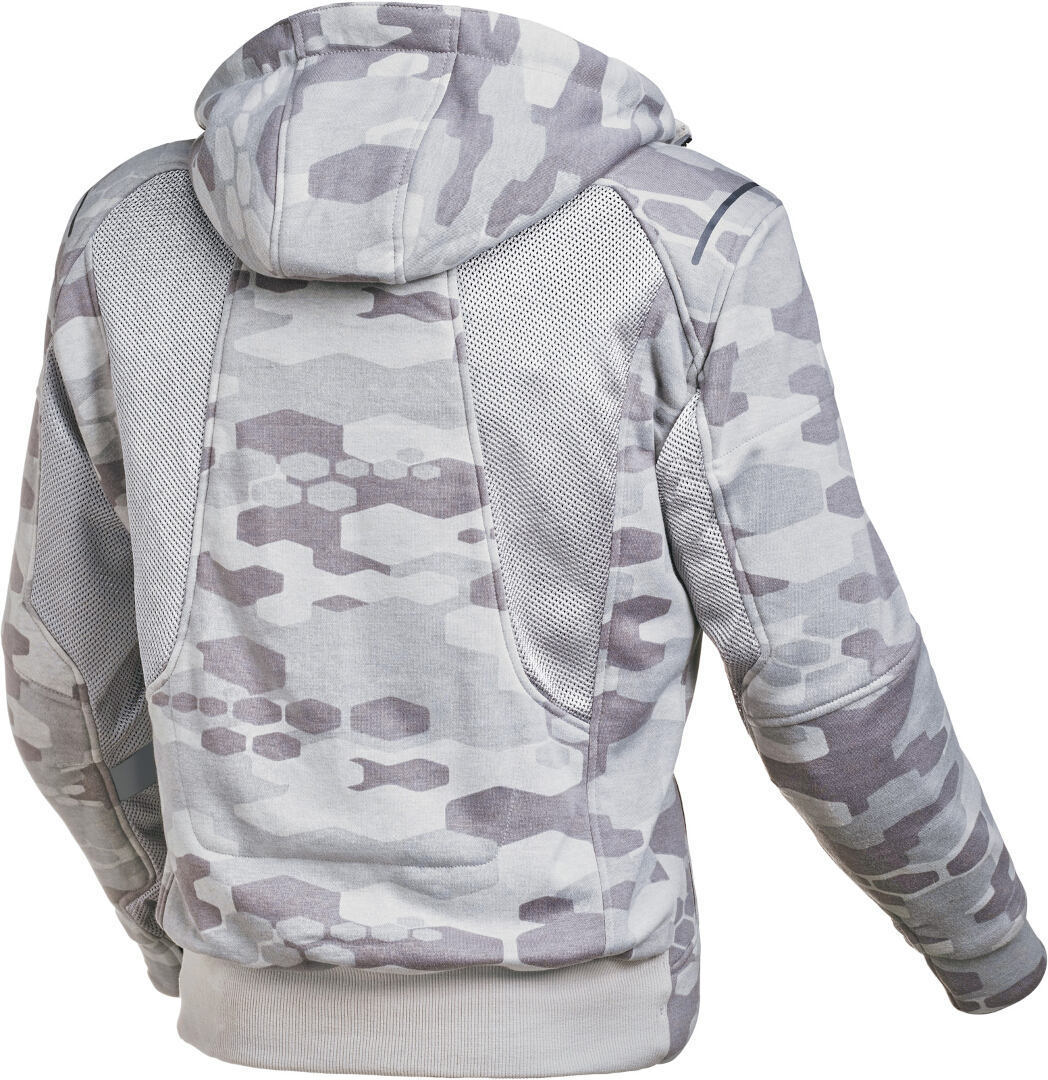 Macna Breeze Camo オートバイジップパーカー グレー/カモフラージュ M 図2