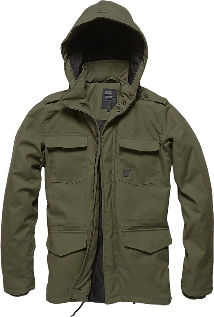 Vintage Industries Darren Parka Jacket green L Figure 1